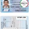 editable template, South Korea Alien Registration Card (ARC) template in PSD format, fully editable