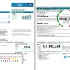 editable template, USA Con Edison utility bill template in Word and PDF format, 2 pages (2021 April - present)