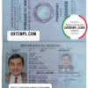 editable template, Senegal passport template in PSD format, fully editable