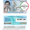 editable template, USA passport ID card template in PSD format, fully editable