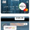 editable template, Moldova Victoriabank mastercard, fully editable template in PSD format