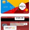 editable template, Netherlands Citibank mastercard template in PSD format, fully editable