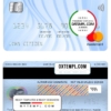 editable template, Netherlands (Holland) Crawford Technologies bank mastercard, fully editable template in PSD format