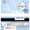 editable template, Netherlands (Holland) Crawford Technologies bank visa electron card, fully editable template in PSD format