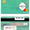 editable template, Netherlands Triodos bank mastercard, fully editable template in PSD format