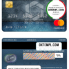 editable template, Philippines Rizal Commercial Banking Corporation (RCBC) mastercard, fully editable template in PSD format