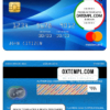 editable template, Philippines The United Coconut Planters Bank (UCPB) mastercard, fully editable template in PSD format