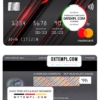 editable template, Portugal Banco Popular bank mastercard, fully editable template in PSD format