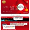 editable template, Russia Alfa bank mastercard, fully editable template in PSD format