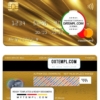 editable template, Saudi Arabia Alawwal Bank mastercard gold, fully editable template in PSD format