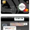 editable template, Saudi Arabia Bank Albilad bank mastercard platinum, fully editable template in PSD format