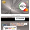 editable template, Serbia Societe Generale bank mastercard platinum, fully editable template in PSD format
