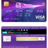 editable template, South Sudan Ecobank visa classic card, fully editable template in PSD format