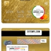 editable template, Sri Lanka Bank of Ceylon bank mastercard gold, fully editable template in PSD format