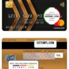 editable template, Sweden Nordnet AB bank mastercard, fully editable template in PSD format