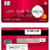 editable template, Switzerland UBS bank mastercard, fully editable template in PSD format