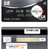 editable template, Thailand DBS bank visa platinum card, fully editable template in PSD format