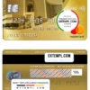 editable template, Tunisia Amen Bank mastercard gold, fully editable template in PSD format