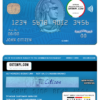 editable template, USA Citizens bank amex blue business plus card template in PSD format, fully editable