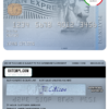 editable template, USA Carrington Mortgage Services bank AMEX platinum card template in PSD format, fully editable