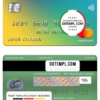 editable template, United Kingdom Standard Life bank mastercard, fully editable template in PSD forma