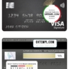 editable template, Vietnam Vietinbank visa signature card, fully editable template in PSD format