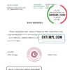 editable template, Taiwan Cooperative Bank account reference letter template in Word and PDF format