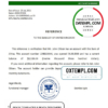 editable template, Uganda Bank of Africa account reference letter template in Word and PDF format