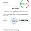 editable template, United Kingdom HM Revenue & Customs bank reference letter template in Word and PDF format