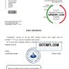 editable template, United Kingdom Santander bank reference letter template in Word and PDF format