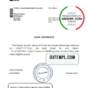 editable template, United Kingdom The Pension Service bank reference letter template in Word and PDF format