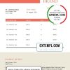 editable template, # basic bright universal multipurpose invoice template in Word and PDF format, fully editable