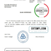 editable template, Tajikistan The First MicroFinanceBank reference account reference letter template in Word and PDF format