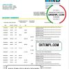 editable template, Sri Lanka Hatton National Bank bank statement template in Excel an PDF format