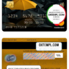 editable template, New Zealand Ami Insurance Limited bank mastercard, fully editable template in PSD format