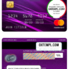 editable template, Nigeria Polaris bank mastercard, fully editable template in PSD format