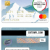 editable template, Norway Luster Sparebank mastercard, fully editable template in PSD format