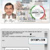 Oklahoma driver license PSD template, + photolook (2020 - present)