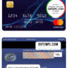 editable template, Nigeria Keystone bank mastercard, fully editable template in PSD format