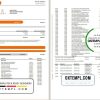 editable template, Spain ING Direct bank statement template in Word and PDF format, 3 pages