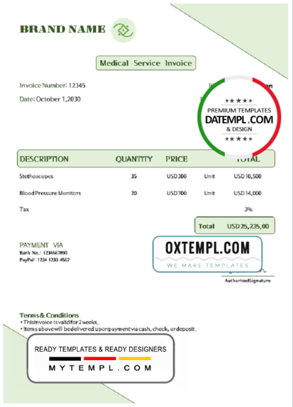 editable template, # contact eye universal multipurpose invoice template in Word and PDF format, fully editable