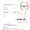 editable template, # define curl universal multipurpose invoice template in Word and PDF format, fully editable
