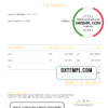editable template, # delta ground universal multipurpose invoice template in Word and PDF format, fully editable