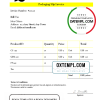 editable template, # fine premium universal multipurpose invoice template in Word and PDF format, fully editable