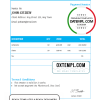 editable template, # form asset universal multipurpose invoice template in Word and PDF format, fully editable