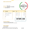 editable template, # hunt brush universal multipurpose invoice template in Word and PDF format, fully editable
