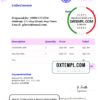 editable template, # measure art universal multipurpose invoice template in Word and PDF format, fully editable
