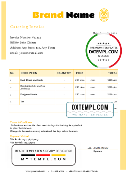 editable template, # restore flash universal multipurpose invoice template in Word and PDF format, fully editable
