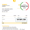 editable template, # source check universal multipurpose invoice template in Word and PDF format, fully editable