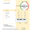 editable template, #retro frame universal multipurpose invoice template in Word and PDF format, fully editable